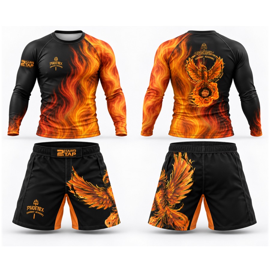 2HARD2TAP custom gear: Phoenix Combat Academy — flame set