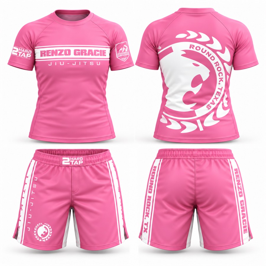 2HARD2TAP custom gear: Renzo Gracie Round Rock — women's set